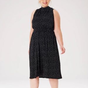 Leota Aria Dress in Starry Night 5X NWT Black